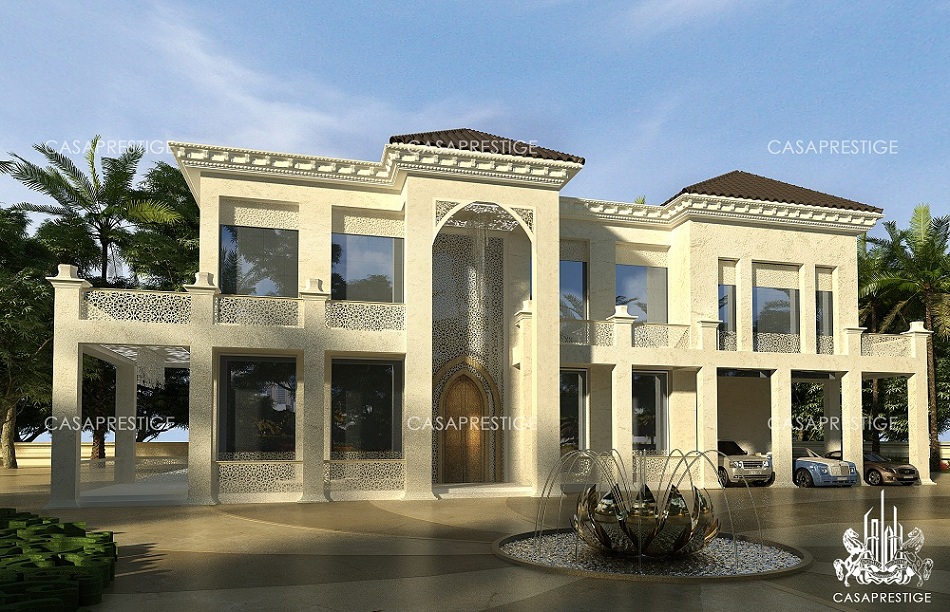 FP villa exterior design dubai